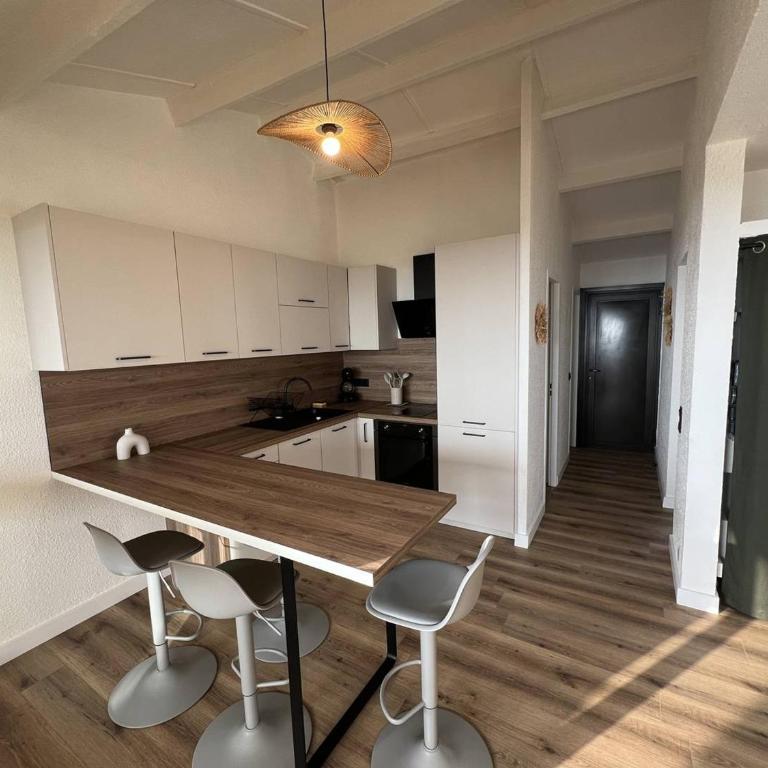 Villa T3 rénovée, 4 pers, face mer, clim, WiFi, Port Leucate - FR-1-81-633 - Villa - 2