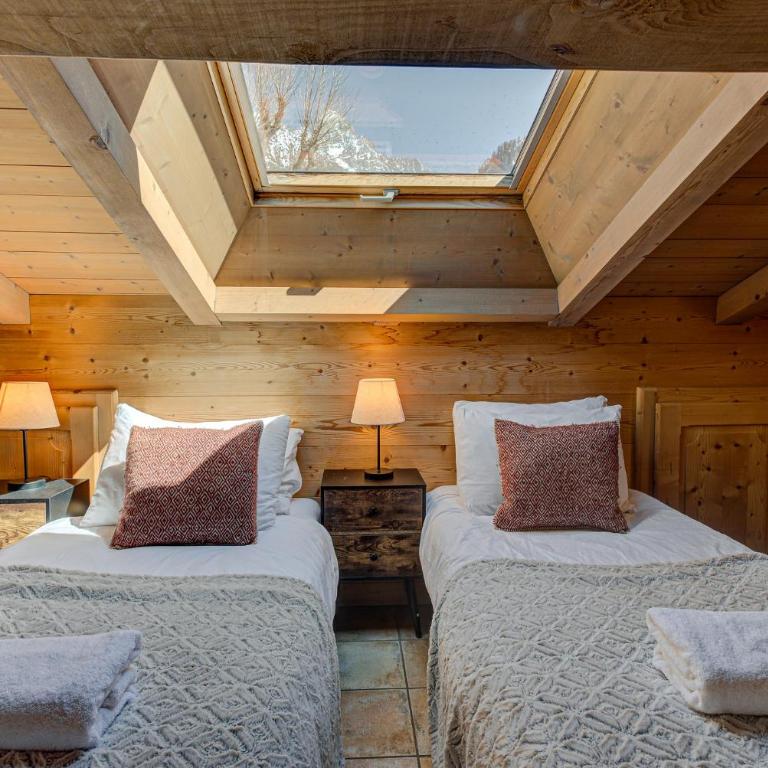 Apartment Soleil, Alpes Agency, Argentière, Sleeps 9 - Apartment mit 4 Schlafzimmern und einem Balkon - 16