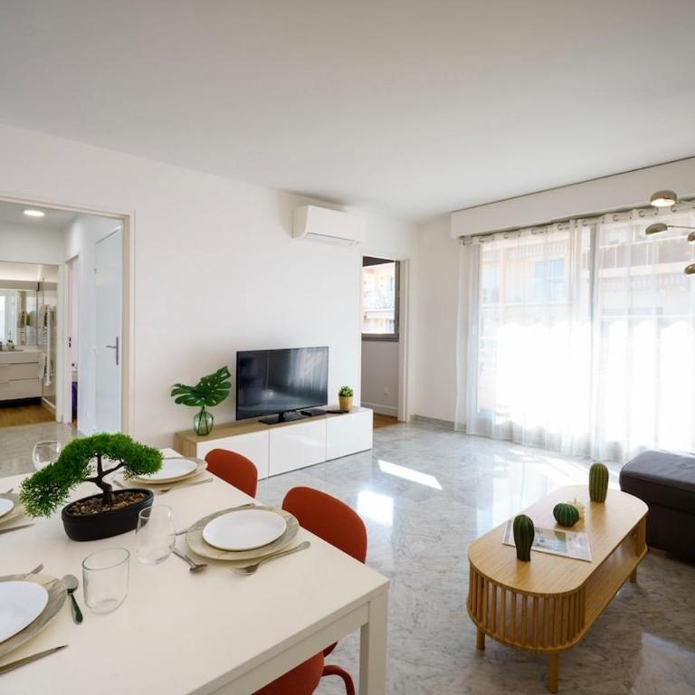 100m Plage Antibes - Juan Appartement Stella Cœur - Appartement 1 Chambre - 9