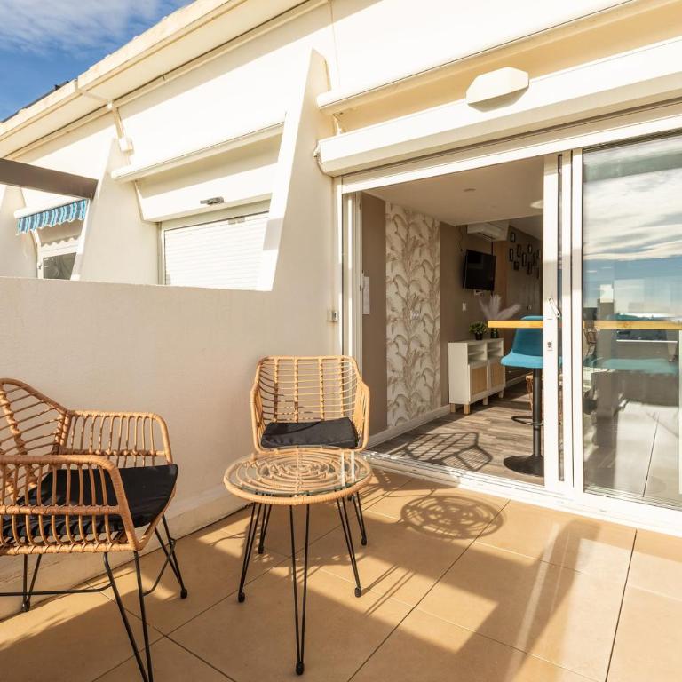 La Boho Plage Port Nature Apartamento con terraza y vista al mar - Apartamento - 16