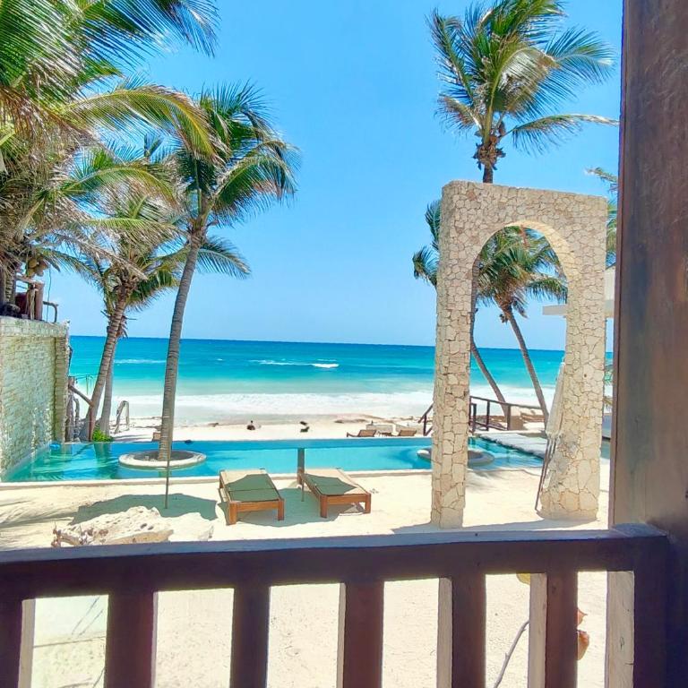 Azucar Hotel Tulum - Suite Mar mit Meerblick, Balkon und Whirlpool-Badewanne - 4