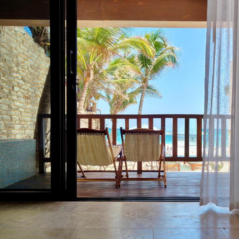 Azucar Hotel Tulum - Suite Mar mit Meerblick, Balkon und Whirlpool-Badewanne - 3