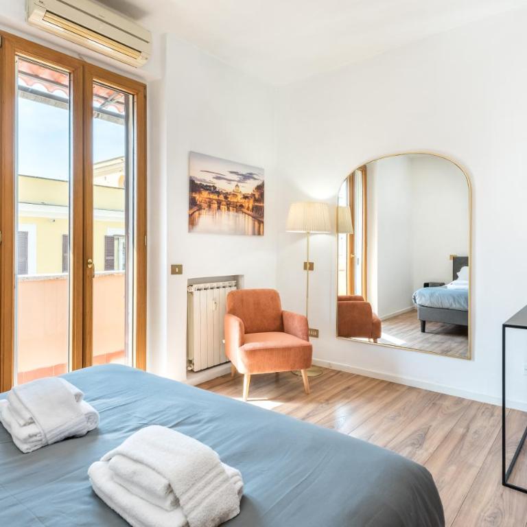 Vaticano-Metro A 1 min, Urban Rooftop - Appartamento con 2 Camere da Letto - 10