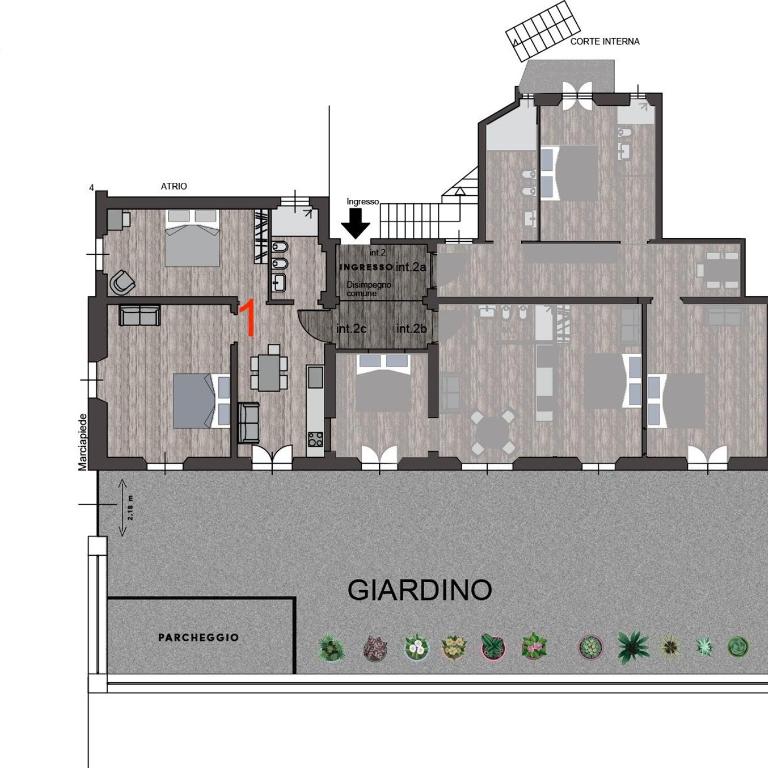 C1 Top Class Apartments, 2 camere delux, max 6 persone distante 15 minuti a piedi da Fontana di Trevi - Appartamento Deluxe con 2 Camere da Letto - 2