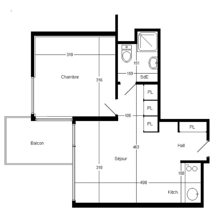 T2 centre village La Clusaz, balcon - FR-1-459-242 - Apartamento - 12