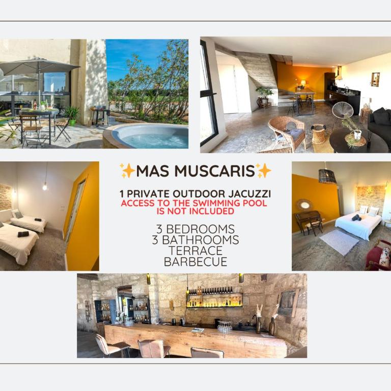 Domaine la Clausade - Maison 3 Chambres avec Bain à Remous Privé - 4