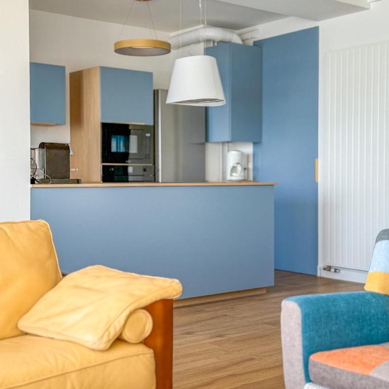 Grand appartement lumineux avec vue imprenable sur la baie des Sables d'Olonne - 6 personnes - Apartment mit 3 Schlafzimmern - 7