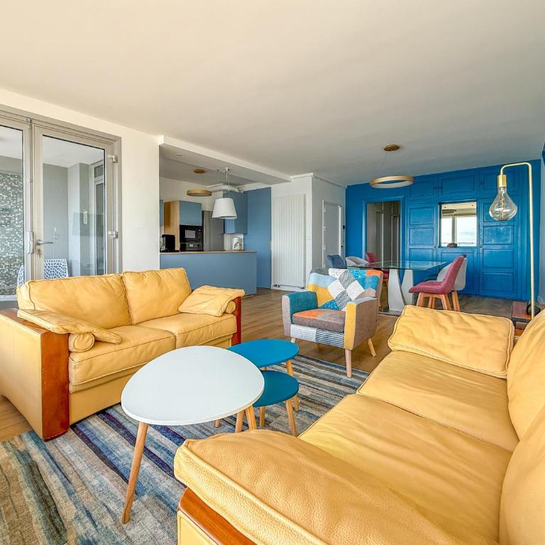 Grand appartement lumineux avec vue imprenable sur la baie des Sables d'Olonne - 6 personnes - Apartment mit 3 Schlafzimmern - 12