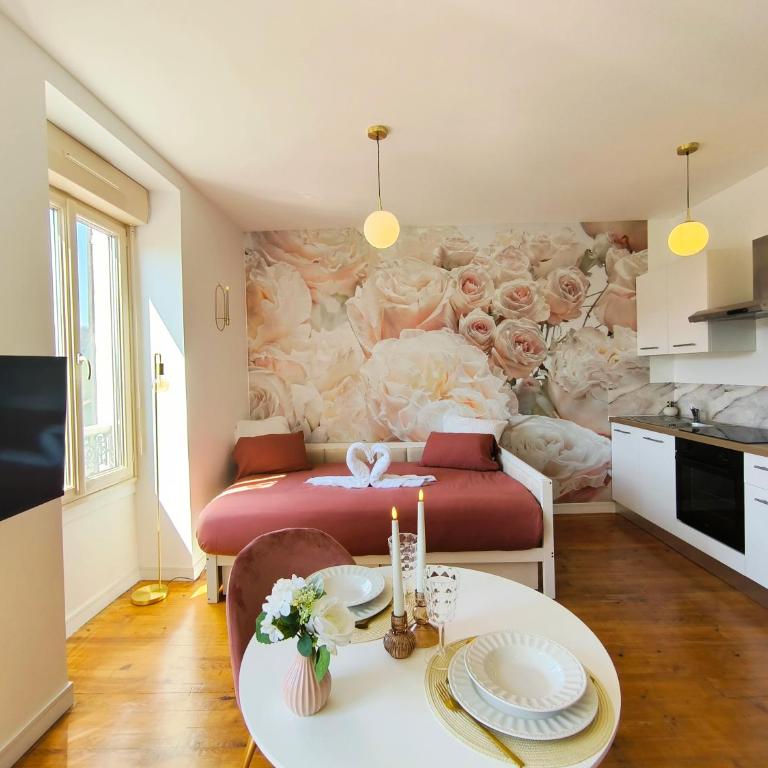 Studio L'éclat vue sur rhône, CNPE, accès direct via rhona, clim - Studio Deluxe - 3