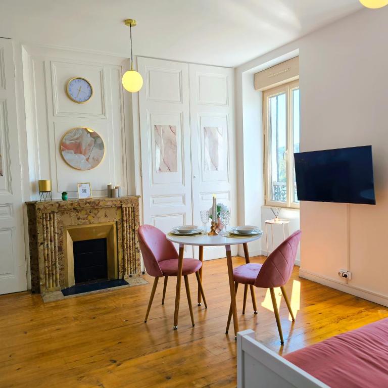 Studio L'éclat vue sur rhône, CNPE, accès direct via rhona, clim - Studio Deluxe - 6