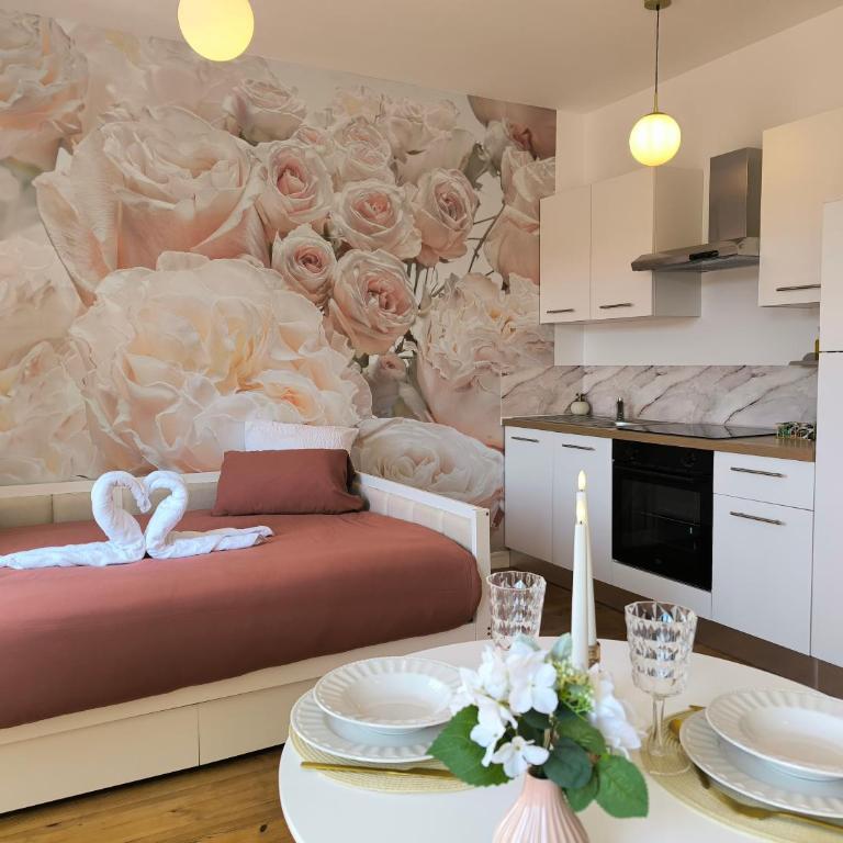 Studio L'éclat vue sur rhône, CNPE, accès direct via rhona, clim - Studio Deluxe - 9