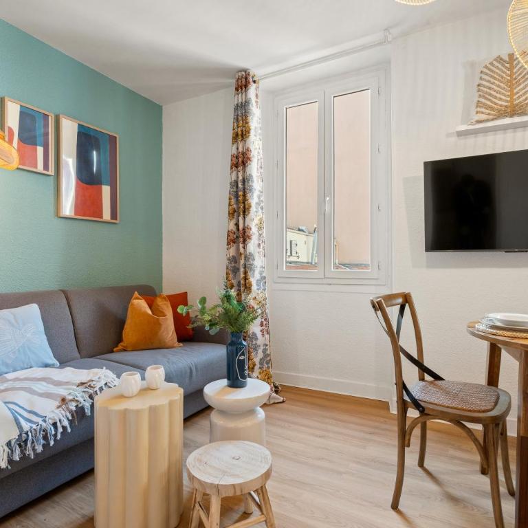 Nice Renting - CLEMENCEAU - Riviera Cocoon Calm Elegance Design - Appartement 1 Chambre - 4