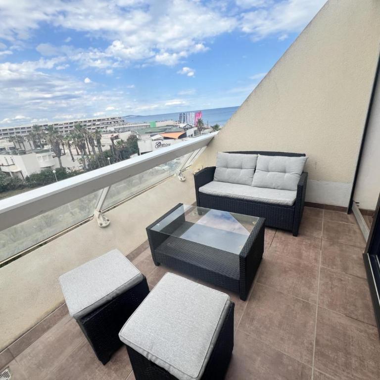 Studio 17C, HELIOPOLIS C au village naturiste - Studio mit Terrasse - 4