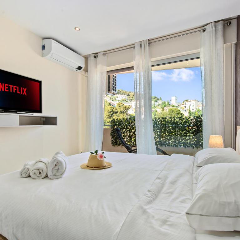 5mn Monaco - Charmant et lumineux - Parking - DF - Appartement 2 Chambres - 12