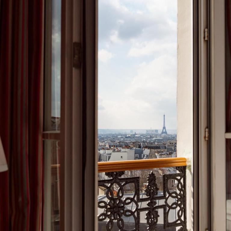 Hôtel Regyn's Montmartre - Chambre Double ou Lits Jumeaux Deluxe - Vue Partielle sur Tour Eiffel ou Sacré-Cœur - 6