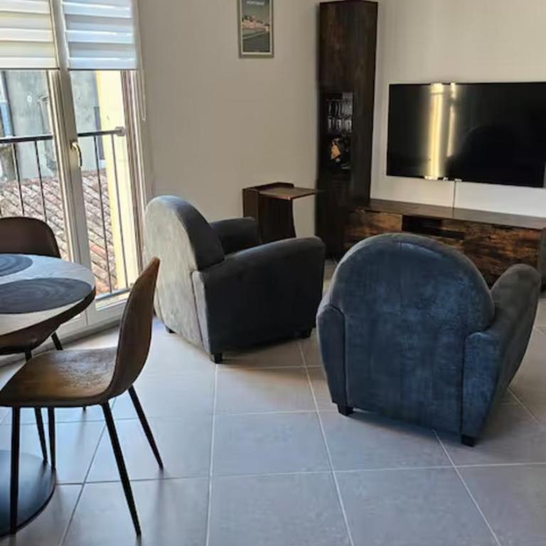 Le "Chic en Ville" Centre historique, climatisé, wifi, Parking sous-sol inclus - Apartment mit 1 Schlafzimmer - 6