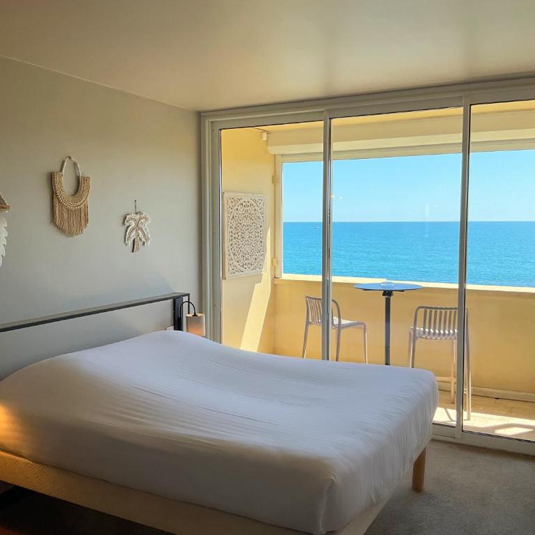 Hôtel La Grande Conque - Chambre Double Deluxe avec Balcon - Vue sur Mer - 1