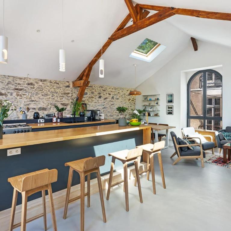 Loft sur l'Erdre à 2 pas du Centre ville - Maison de Vacances - 14