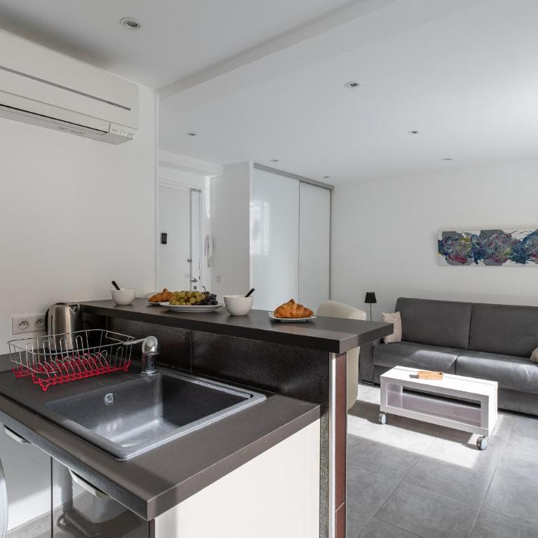 Le Lecerf- Superbe studio-Centre-ville-Plages et Palais - Apartment mit 1 Schlafzimmer - 3