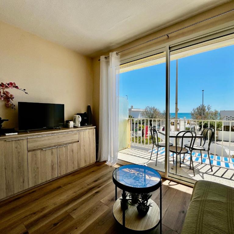 Les Sables de Palavas - T2 à 50m de la plage - clim, wifi - Appartement 1 Chambre - 14