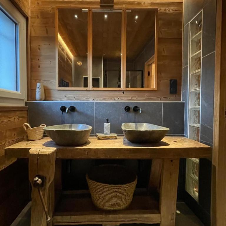 Gîte confort 15 couchages, vue panoramique Montagne Hautes Alpes, Terrasses - Casa de 6 dormitorios - 25