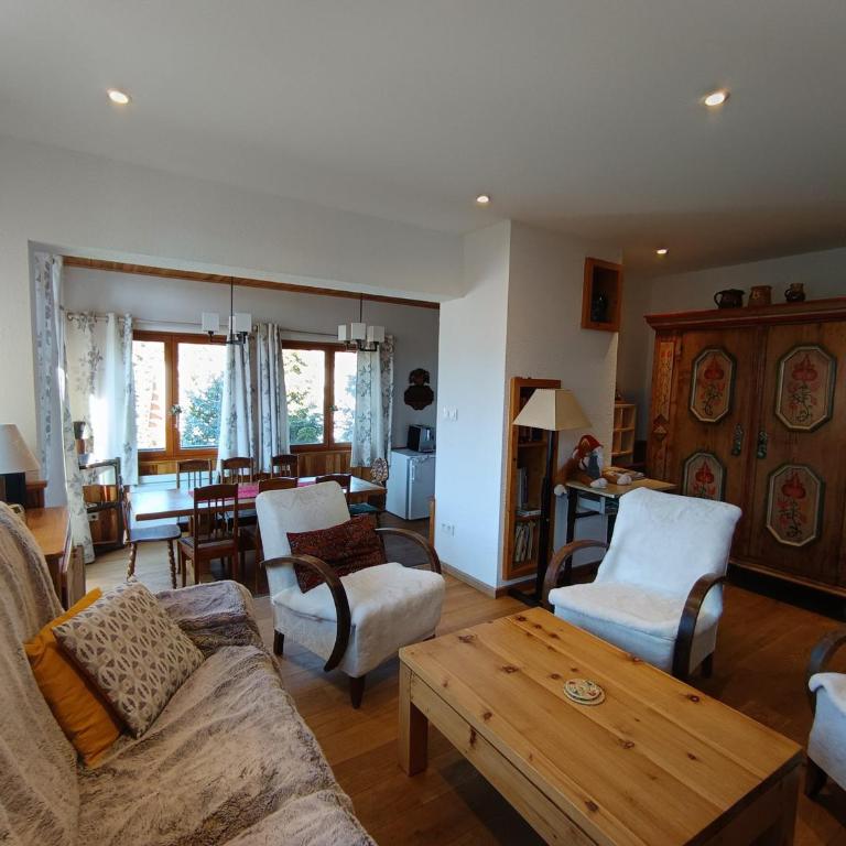 Charmant appartement dans chalet, face aux pistes, 4 chambres, 9 pers. - FR-1-445-219 - Apartamento - 1