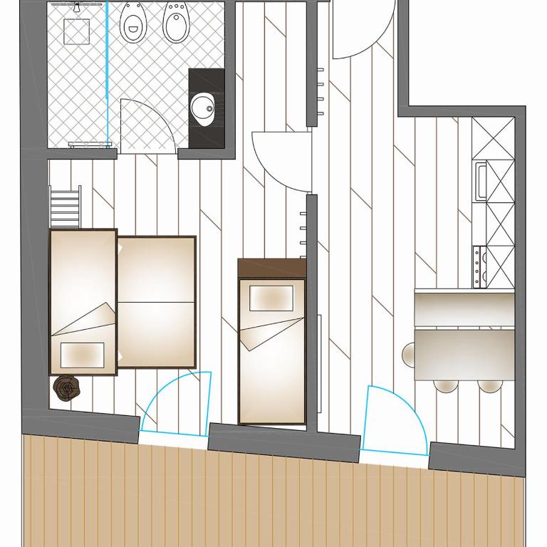Gasleidhof - Apartamento de 1 dormitorio - 2
