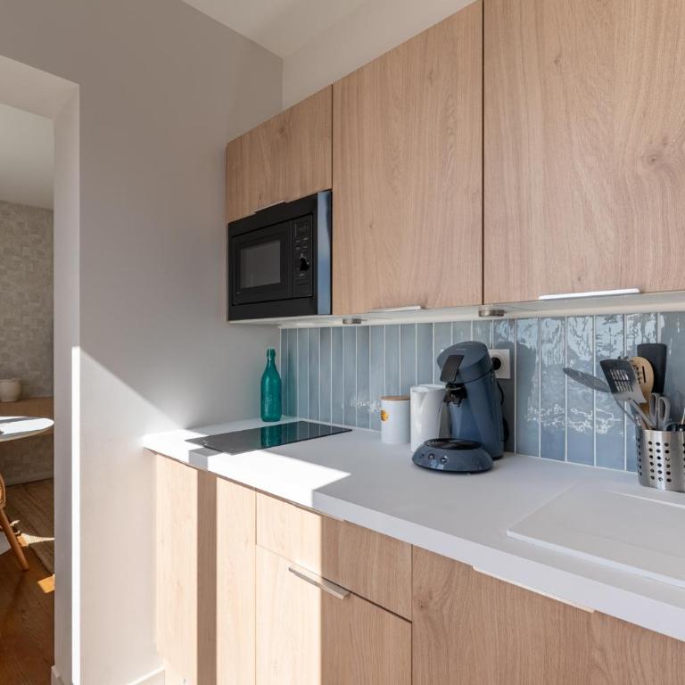 Suite haut de gamme - Appartement vue sur mer - Boulogne Sur Mer - Nausicaa - Apartamento Deluxe de 1 dormitorio con vistas al océano - 11