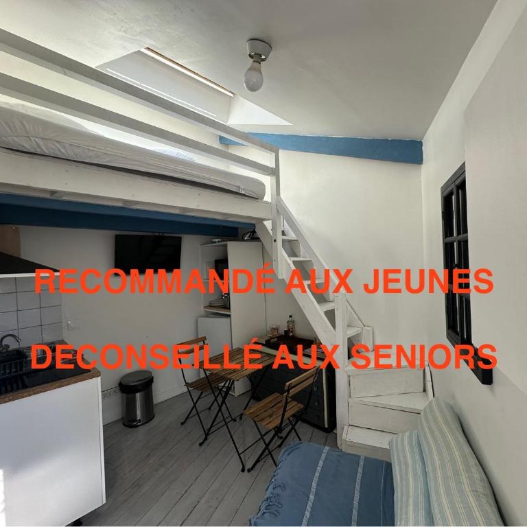 ECO STUDIOS mezzanine wifi stationnement rue gratuit terrasse dans jardin - Maison de Vacances - 2