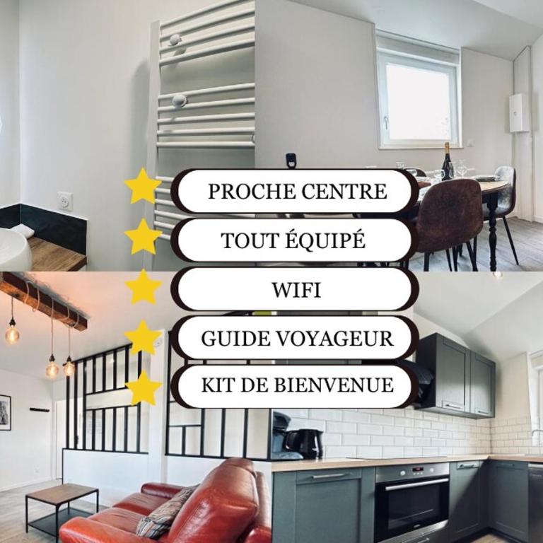 Neufchâtel T3 cocooning tout équipé proche centre - Apartamento de 2 dormitorios - 4