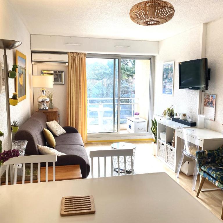 T2 Moulleau centre parking, clim, wifi,C229 - Classic One-Bedroom Apartment with King Bed - 10