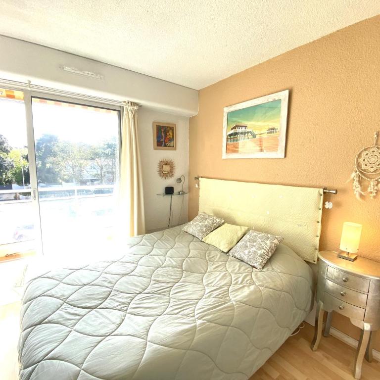T2 Moulleau centre parking, clim, wifi,C229 - Classic One-Bedroom Apartment with King Bed - 2