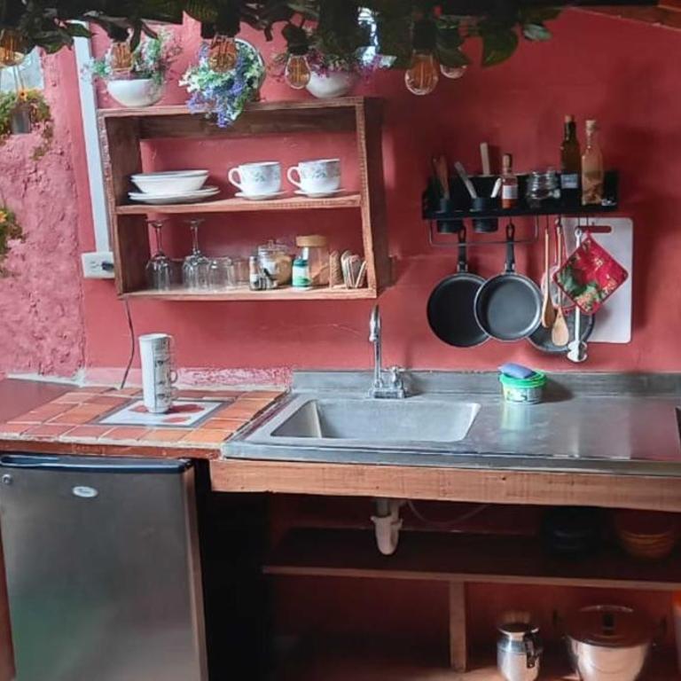 Bohemio Chic - Apt rural en Santa Elena, wifi, proyector, zona fogata y desayuno - Apartamento de 1 dormitorio - 52