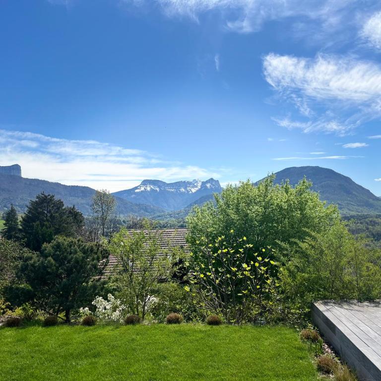 Maison en bois avec piscine chauffée et vue panoramique - Villa 3 Chambres - 7