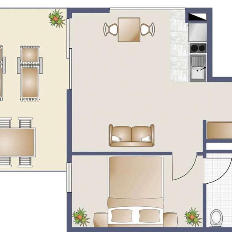 Hermitage Apartment A09 - Seeblick & Zugang - Apartment mit 1 Schlafzimmer und Seeblick - 14