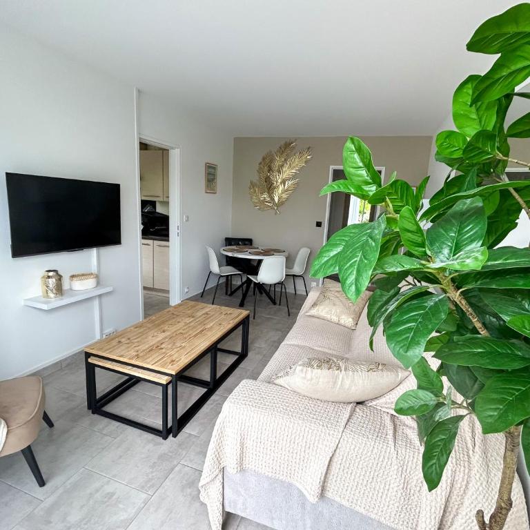 Charmant cocon avec terrasse en RDC proche plage - Apartment mit 2 Schlafzimmern - 9