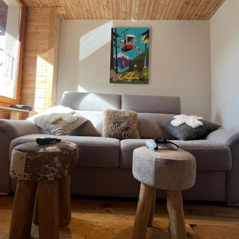 Evolène Panorama- Renovated Apartment with Dent Blanche View 2-4 persons - Appartement 1 Chambre - 15
