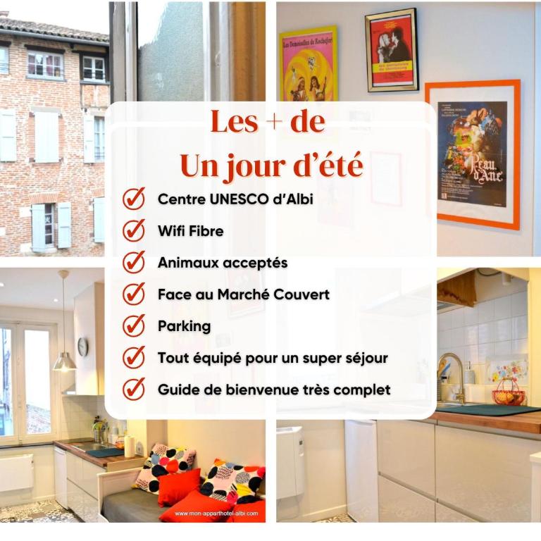 Un jour d'été à Albi - Centre Unesco - 200 m Cathédrale - Parking - Animaux acceptés - Apartment - 3