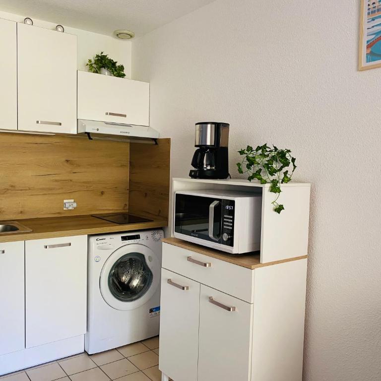 Studio climatisé avec piscine et parking privé - Apartamento de 1 dormitorio - 7
