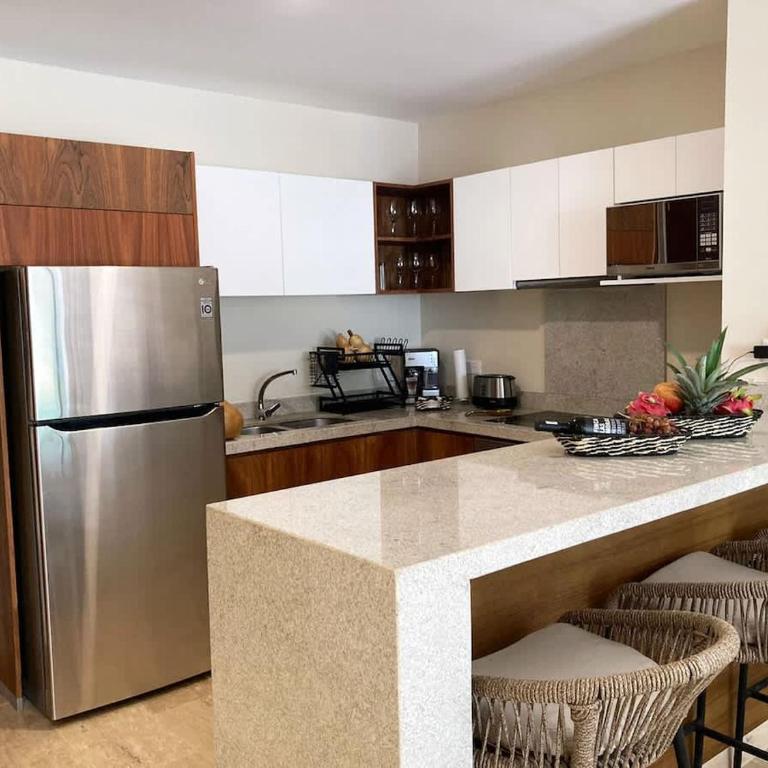 Stunning 2 Bedroom Apartment at Condo with Best Tulum Infinity and Jacuzzi by Waves Management - Apartamento - 11