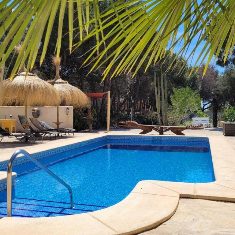 Casa Caledonia - Appartement dans villa avec jardin arboré et piscine à 500 M de la mer - Apartamento - Planta baja - 1