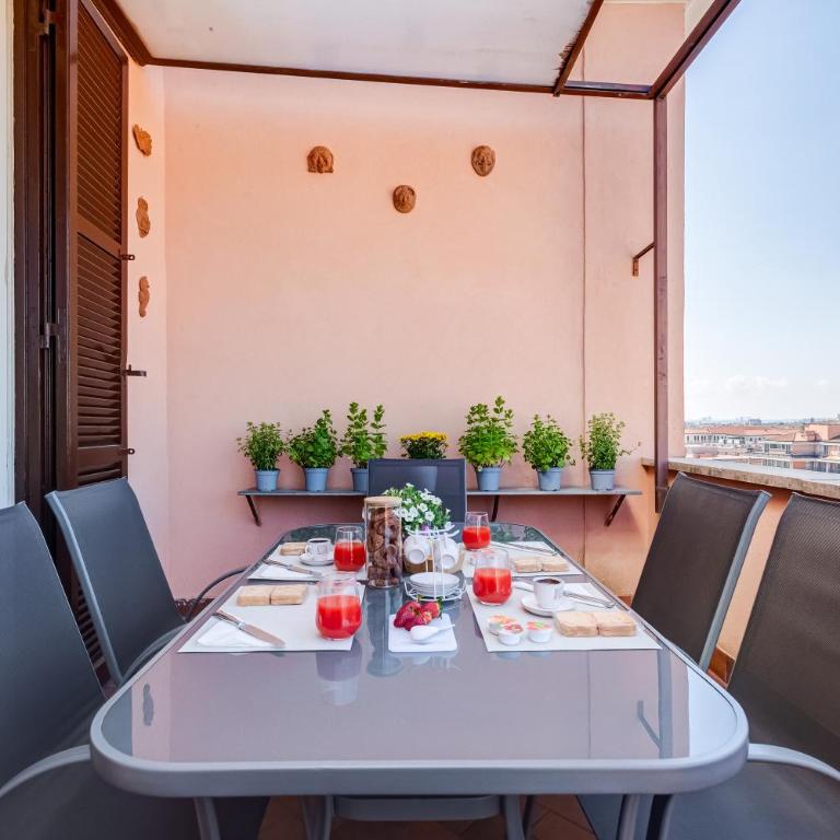 Terrace with a view of Rome - Appartamento con 3 Camere da Letto e con Vista - 13