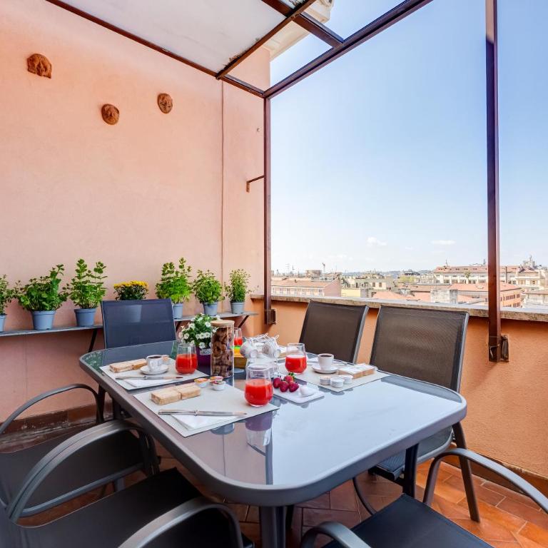 Terrace with a view of Rome - Appartamento con 3 Camere da Letto e con Vista - 51