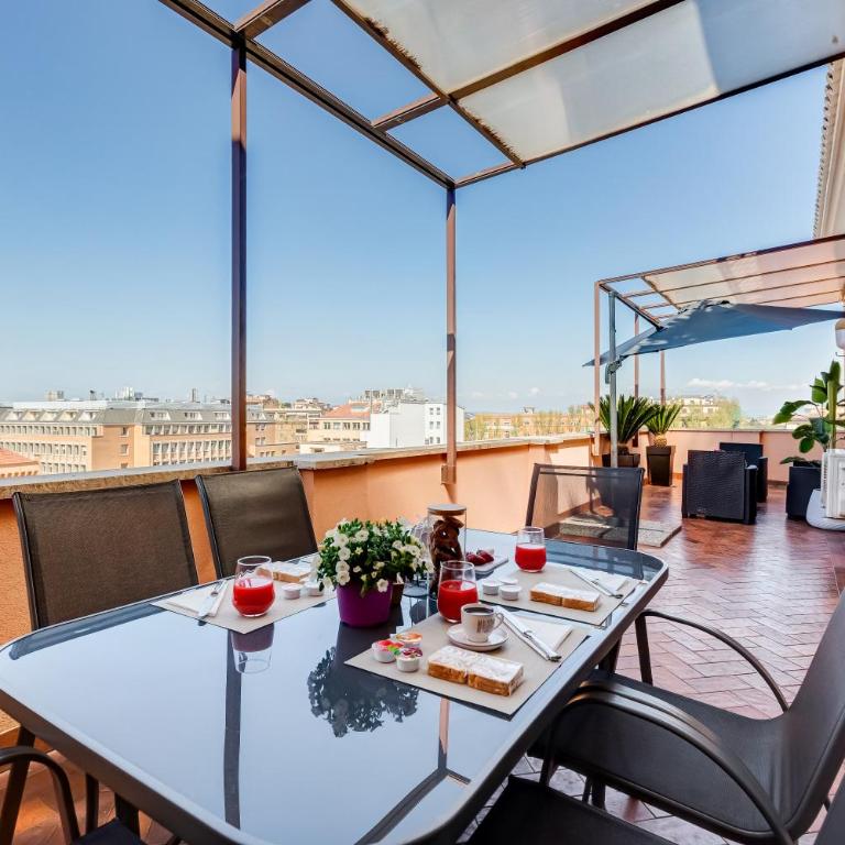 Terrace with a view of Rome - Appartamento con 3 Camere da Letto e con Vista - 1