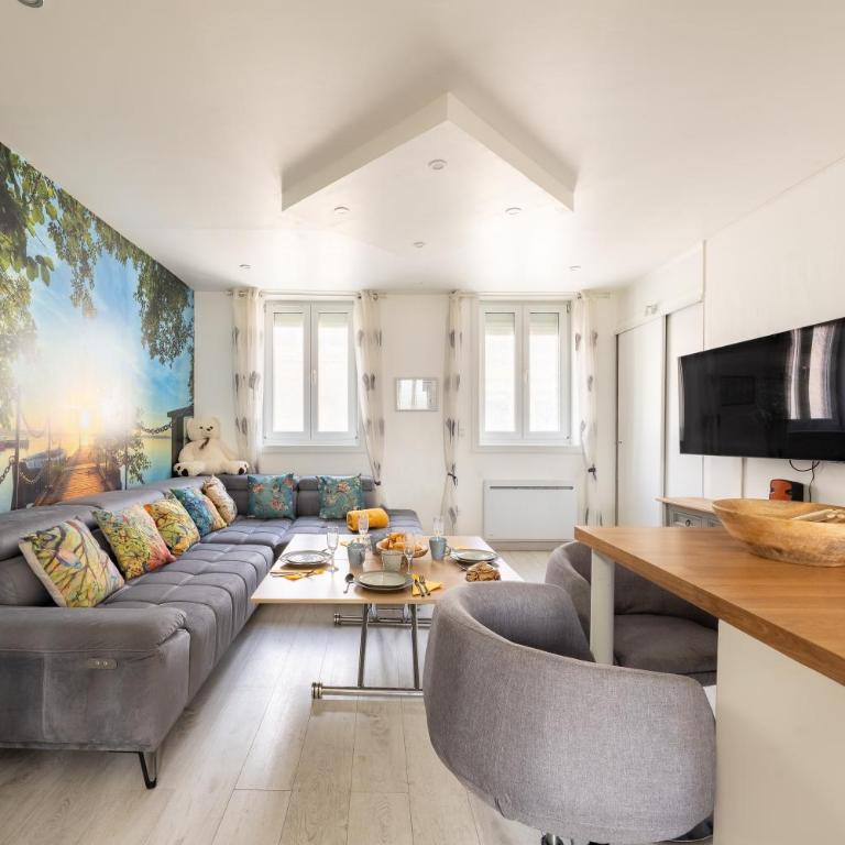 Casa Inca Calais - Duplex Soleil Latino - Parking Free, Station - Appartement 1 Chambre - 26