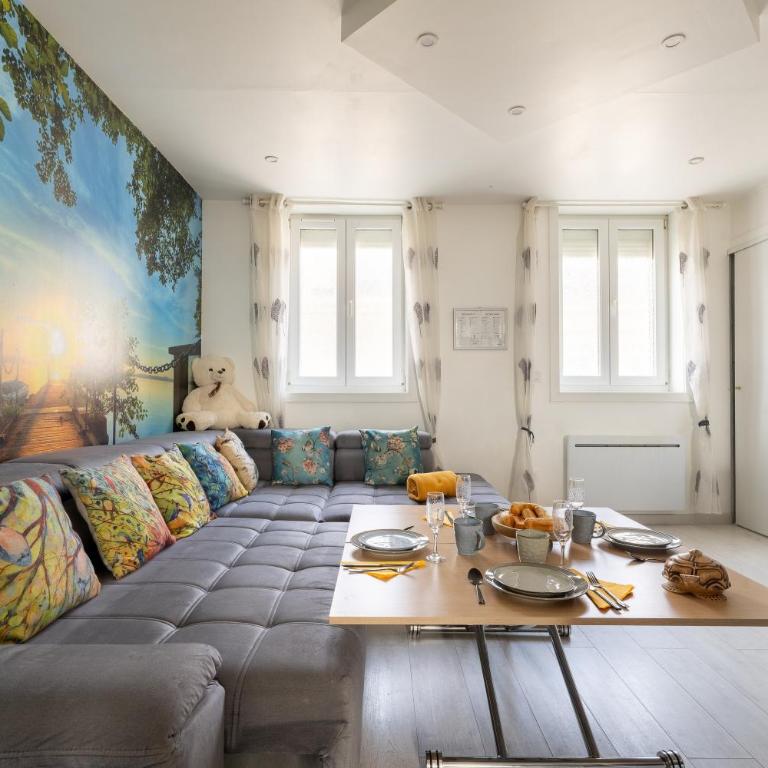 Casa Inca Calais - Duplex Soleil Latino - Parking Free, Station - Appartement 1 Chambre - 25