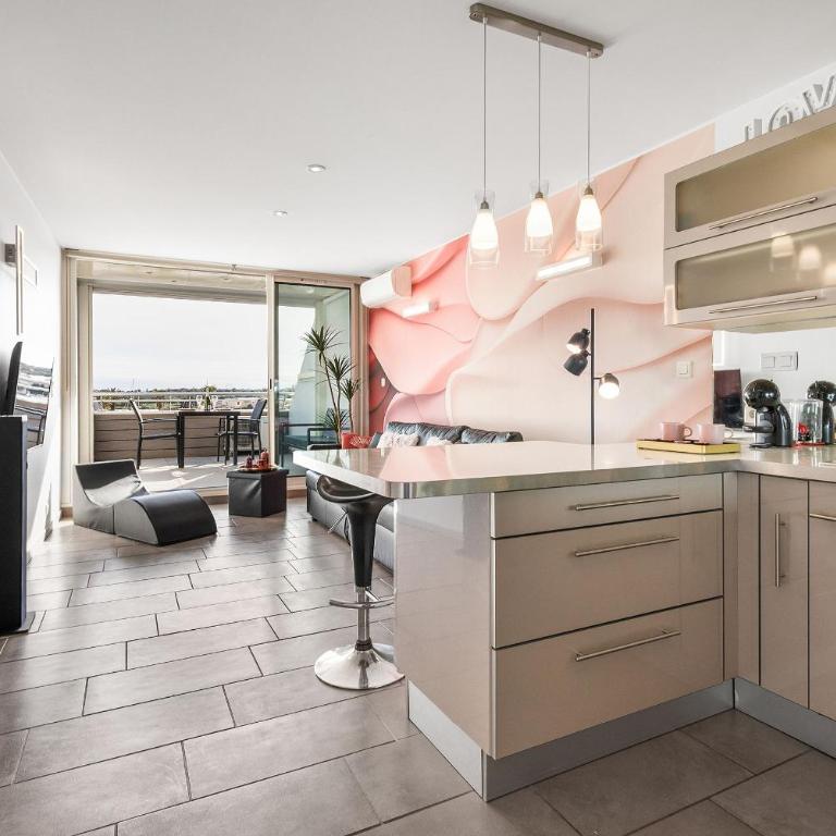 Le Sixty9 - Appartement luxe - terrasse - Parking - Port Ambonne Village Naturiste - Apartment mit 1 Schlafzimmer - 12