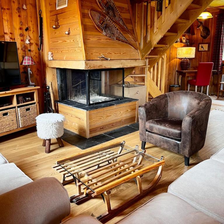 Chalet spa bath fireplace ski-in out - Chalet - 13