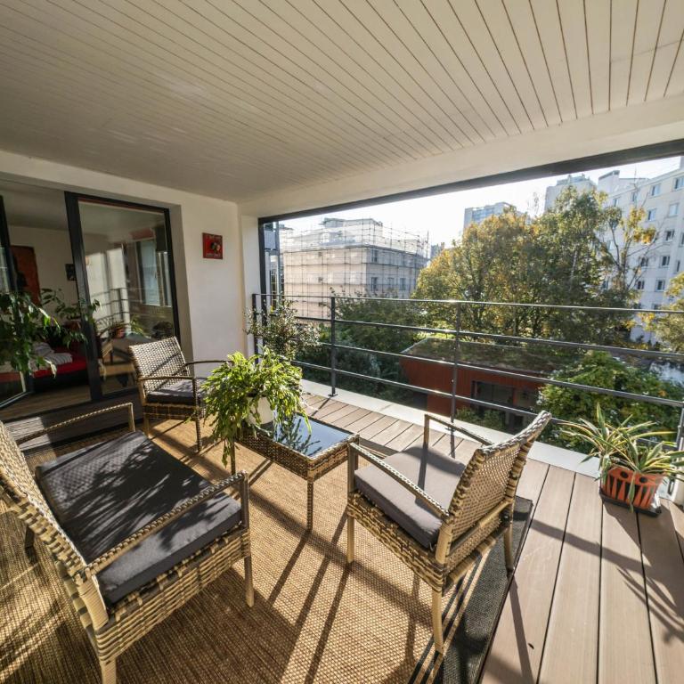 Chambre-Salon avec Terrasse sur Jardin - Chambre Double avec Terrasse - 11