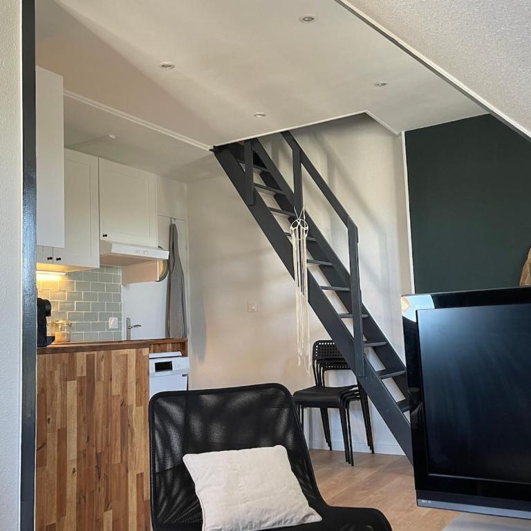 Magnifique appartement avec mezzanine prés Thalasso - One-Bedroom Apartment - 10